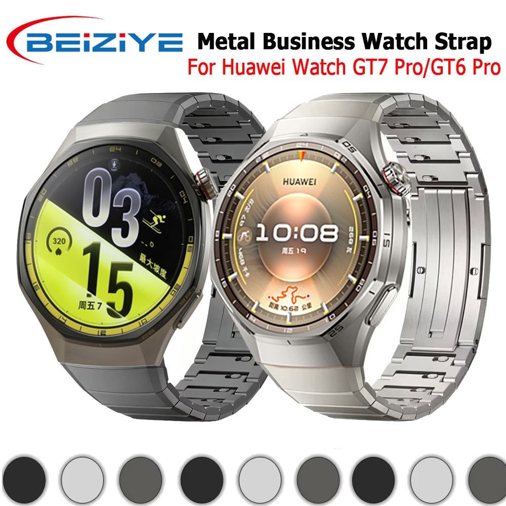Beiziye Dây đeo titan không khe hở cho đồng hồ Huawei Watch GT6 Pro GT7 Pro  46mm Dây đeo kim loại s