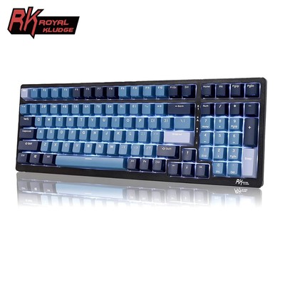 Bàn phím cơ không dây có thể hoán đổi nóng Royal Kludge RK98 với 98 phím RGB Đèn nền ba chế độ Bluetooth 2.4G có dây RK98