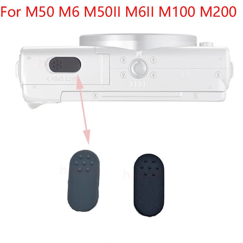 Thích hợp cho Canon M50 M6 M50II M6II M100 M200 vỏ pin cao su cắm cao su