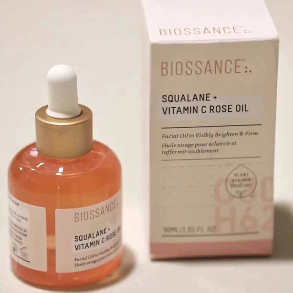 BIOSSANCE SQUALANE + VITAMIN C ROSE DẦU 30ML