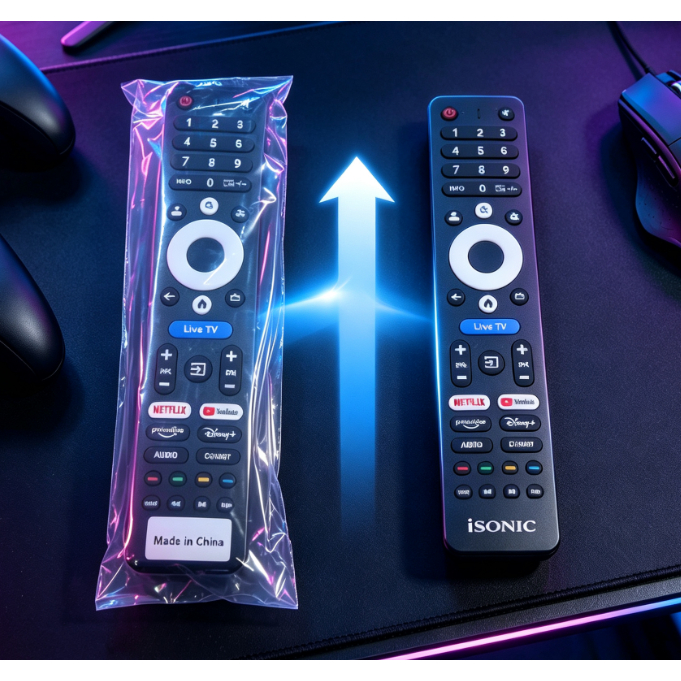 Thay Thế Truyền Hình Thông Minh Điều Khiển Từ Xa Cho Astron TV Isonic IS43GLEFH 43 Inch FHD Không Kh