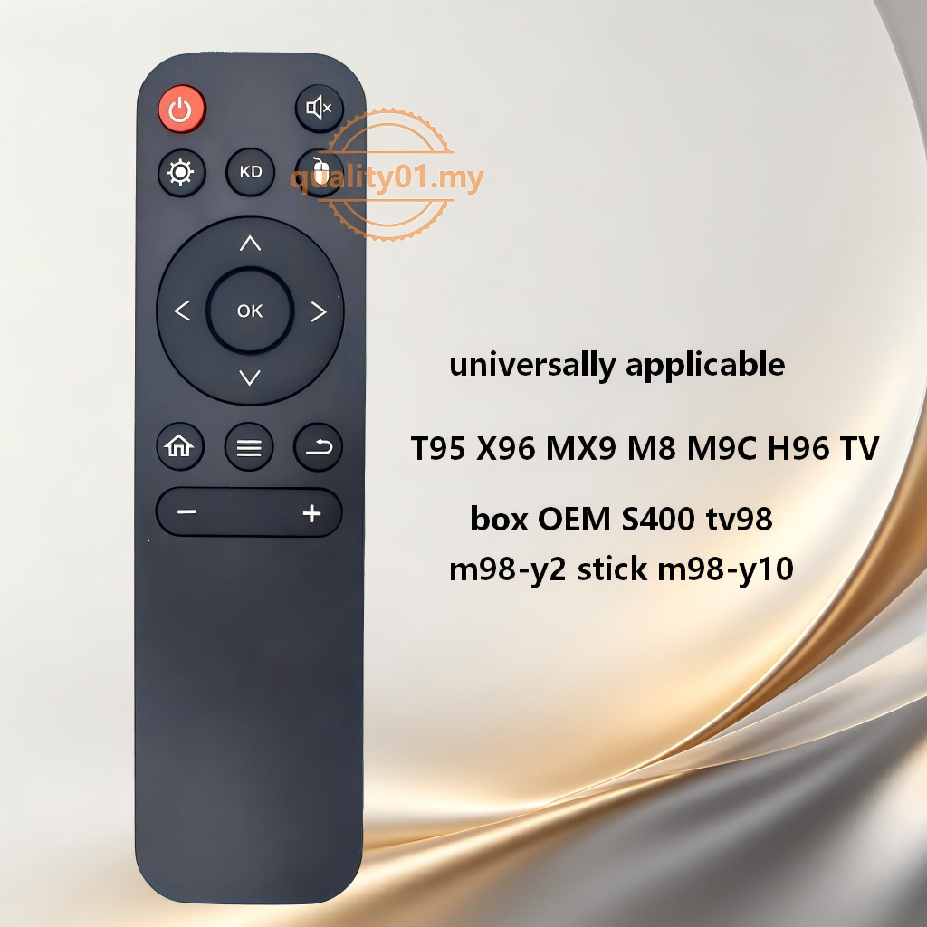 Đa năng điều khiển từ xa MXQpro T95 X96 MX9 M8 M9C H96 TV Alat Kawalan Jauh hộp OEM S400 tv98 m98-y2