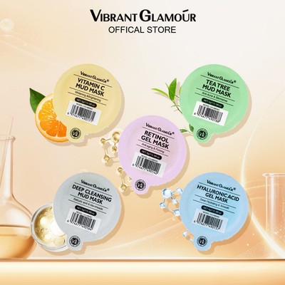 Mặt nạ bùn gel VIBRANT GLAMOUR 5g nhiều loại hỗ trợ giảm mụn chống lão hóa se khít lỗ chân lông