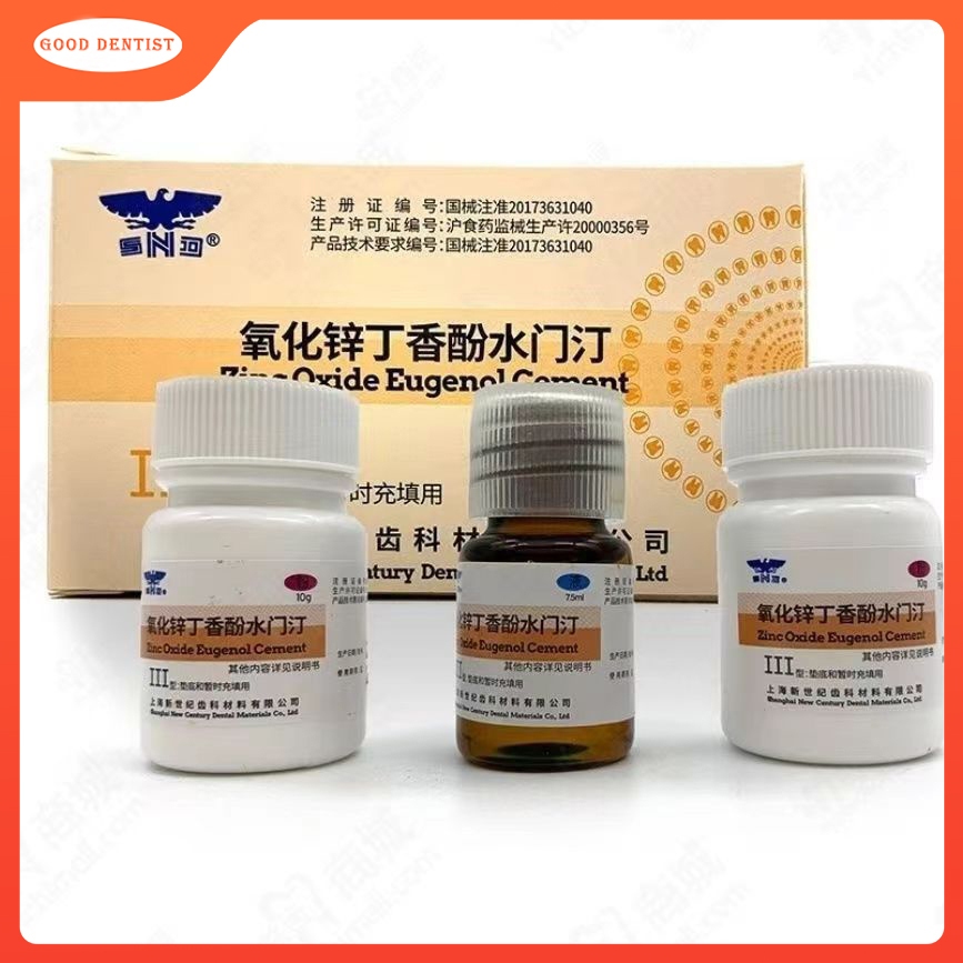 Xi măng oxit kẽm eugenol Chất liệu nha khoa phục hồi và lót tạm thời
