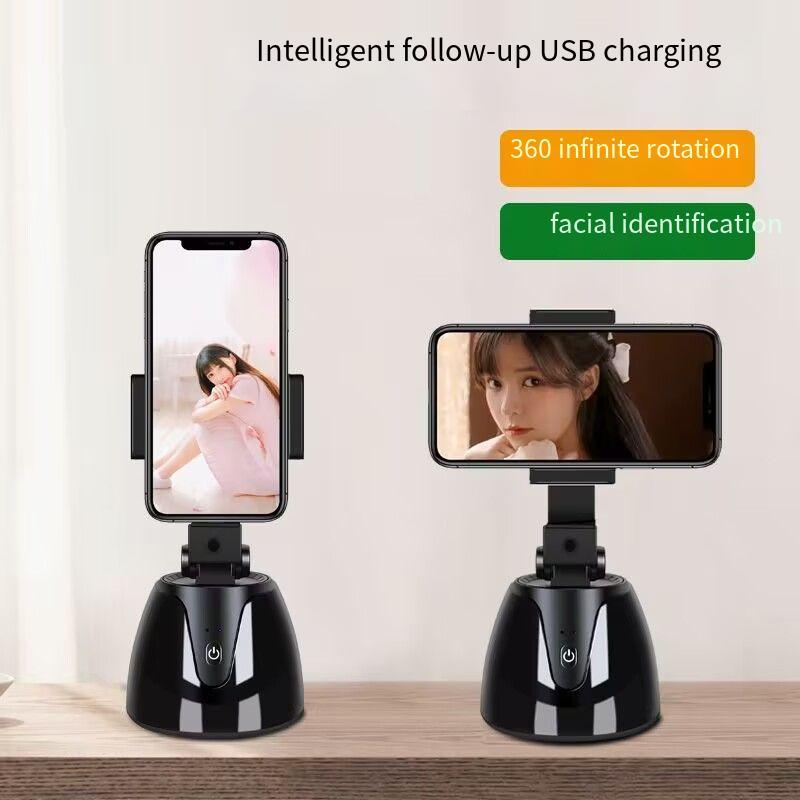 Điện thoại di động Gimbal Ổn định Điện thoại di động Thiết bị phát trực tiếp Nhận dạng khuôn mặt Cử 