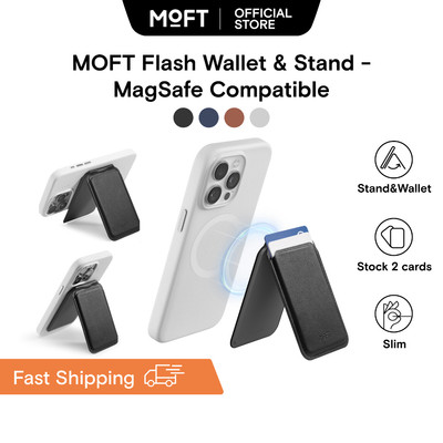 MOFT Flash Phone Stand Wallet Ví đựng thẻ kiêm giá đỡ  gắn lưng điện thoại thích hợp cho Iphone 15 14 13 13 Pro13 Pro Max 12 Pro 12Pro Max