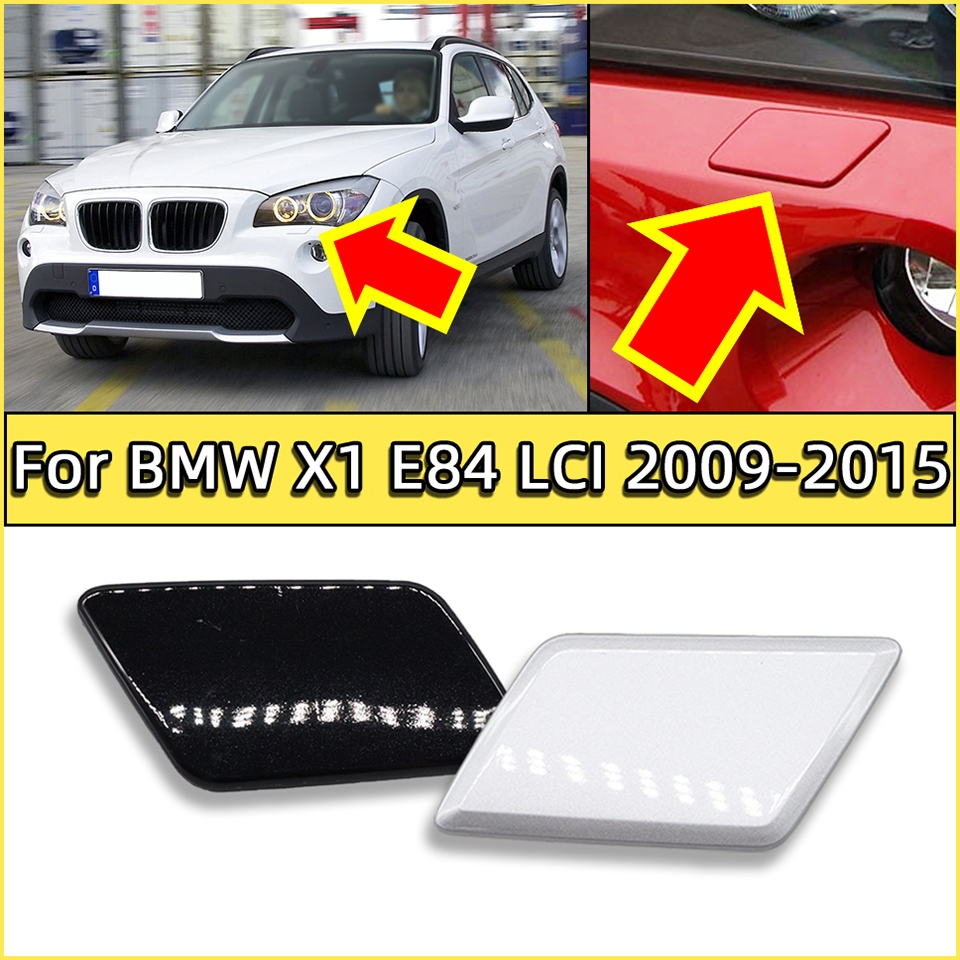Dành Cho Xe BMW X1 E84 E84 LCI 2009-2015 Đèn Pha Máy Giặt Vòi Phun Vỏ Nắp Viền Nắp Sơn