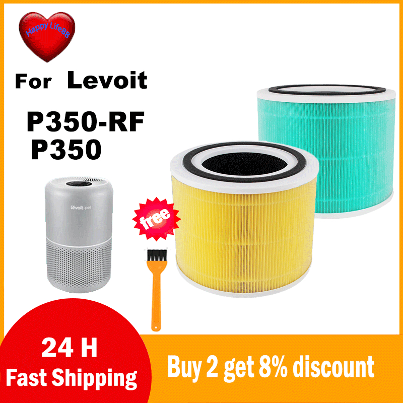 Thay thế lõi lọc than hoạt tính 3 tầng H13 Hepa P350-RF cho lõi lọc không khí Levoit P350