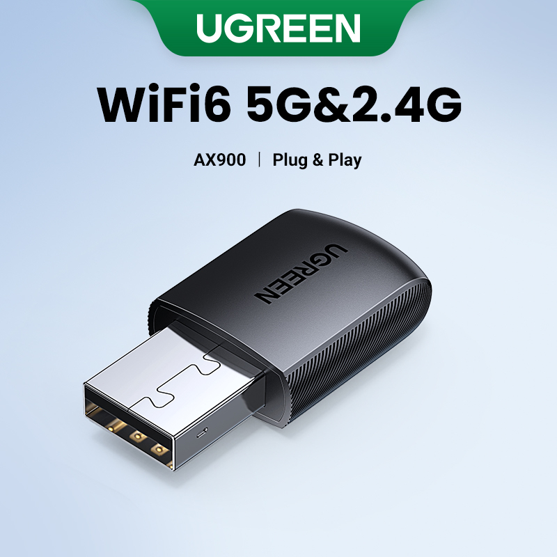 Bộ chuyển đổi WiFi UGREEN AC650 / AC900 5G & 2.4G WiFi USB Ethernet cho PC Laptop Máy tính để bàn Wi