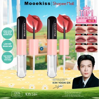 [KOL Combo 2] Combo 2 Son Mooekiss 2 Đầu 3.1g+3.1g, Lì & Bóng, Dưỡng Ẩm, Lâu Trôi, Không Lem