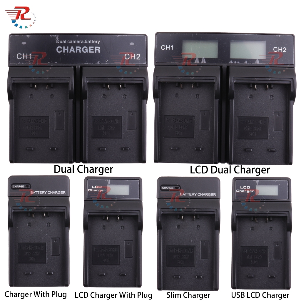 CGA-S001 LCD RAPID DUAL SẠC Dành Cho Máy Ảnh Panasonic CGA-S001 BCA7 DMC-F1 FX1 FX5
