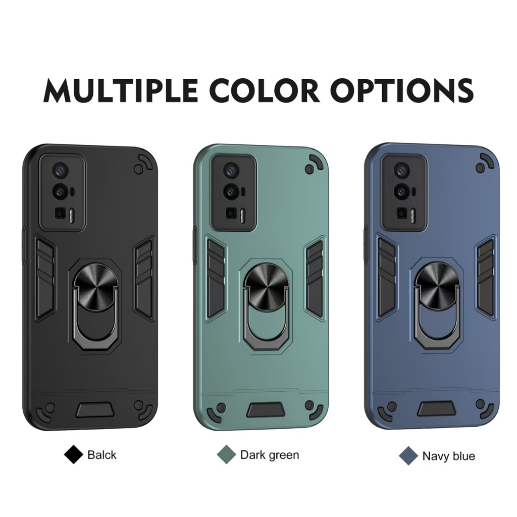 Dành Cho RedMi K60 K70E K60 Ultra K50 Gaming K60 Pro Ốp Điện Thoại 360 Chiến Binh Xoay Chống Rơi Và 