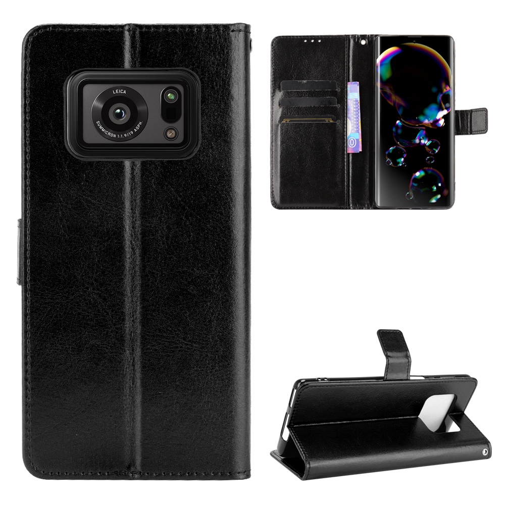 Ốp Lưng Da Có Ngăn Đựng Thẻ Cho Sharp Aquos R6