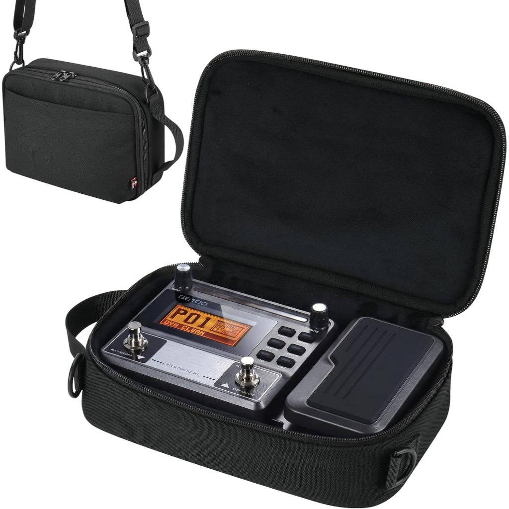 Túi đựng bảo vệ dành cho bàn đạp guitar MOOER GE100 – Có quai xách, dây đeo vai điều chỉnh được, ngă