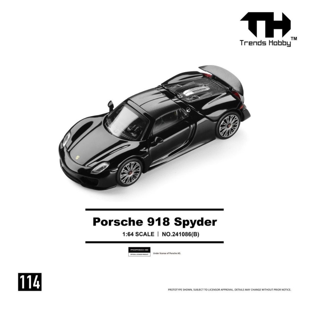 Hợp Thời Trang Sở Thích TH Sản Phẩm Mới 1: 64 Porsche 918 Spyder Mô Phỏng Siêu Xe Hợp Kim Bộ Sưu Tập