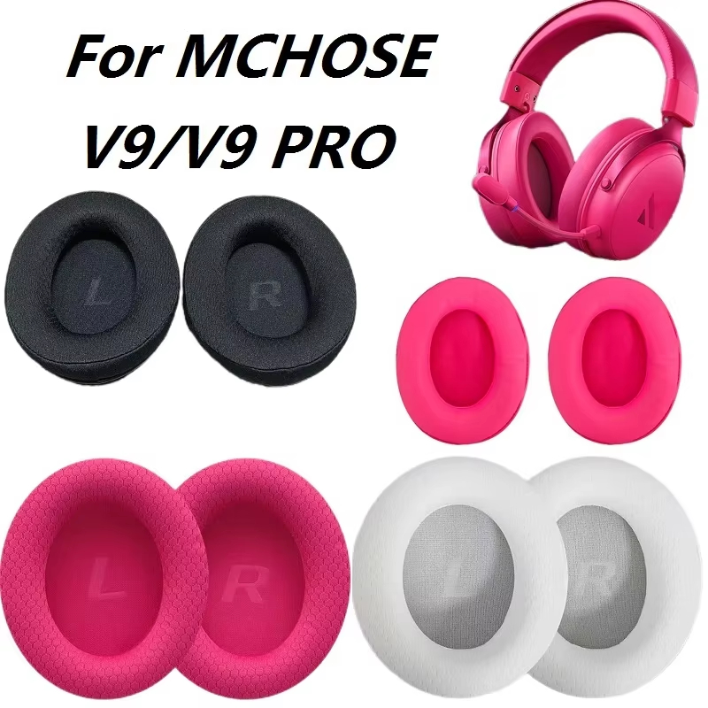 Miếng Lót Tai Chính Hãng Cho MCHOSE V9 / V9 Pro Tai Nghe Chơi Game Thay Thế Nâng Cấp Lưới Bịt Tai Gố