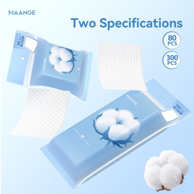 Miếng đệm bông dày đính ngọc trai MAANGE – Hai mặt, sạch sẽ sâu, chống rách, lớn & tiết kiệm nước, sử dụng ướt & khô