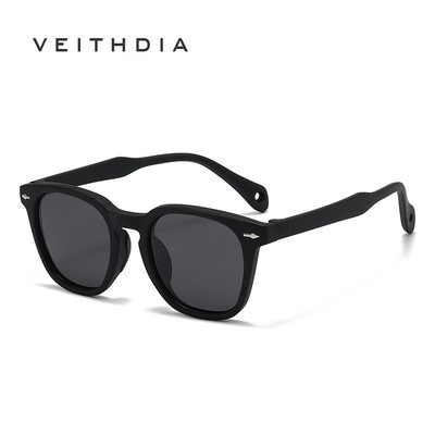 Kính râm HD silicon mềm dành cho trẻ em VEITHDIA dành cho bé trai bé gái 6 ‐ 12 tuổi Bảo vệ tia cực tím 23097