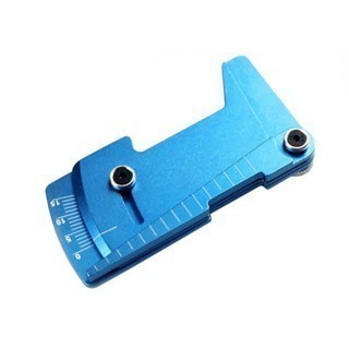 Đài Loan Đài Loan FALCON 1 / 10 Công cụ điều chỉnh Kim loại CNC Chiều cao ô tô Thước điều chỉnh Chiề