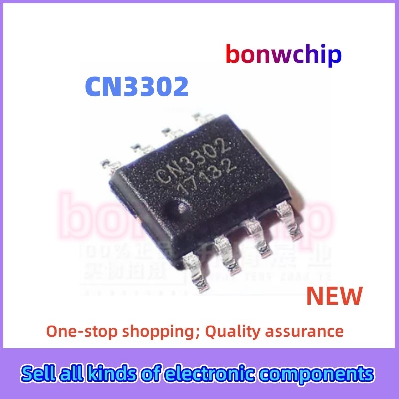 10 Cái / lốc Chính Hãng CN3302 Patch SOP-8 PFM Booster Loại Dual-Section Pin Lithium Sạc Bộ Điều Khi