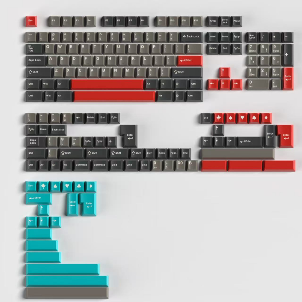 GMK Dolch keycaps DoubleShot Keycap ABS Cherry Profile Full Set Bàn phím cơ Công tắc từ tính Keycaps
