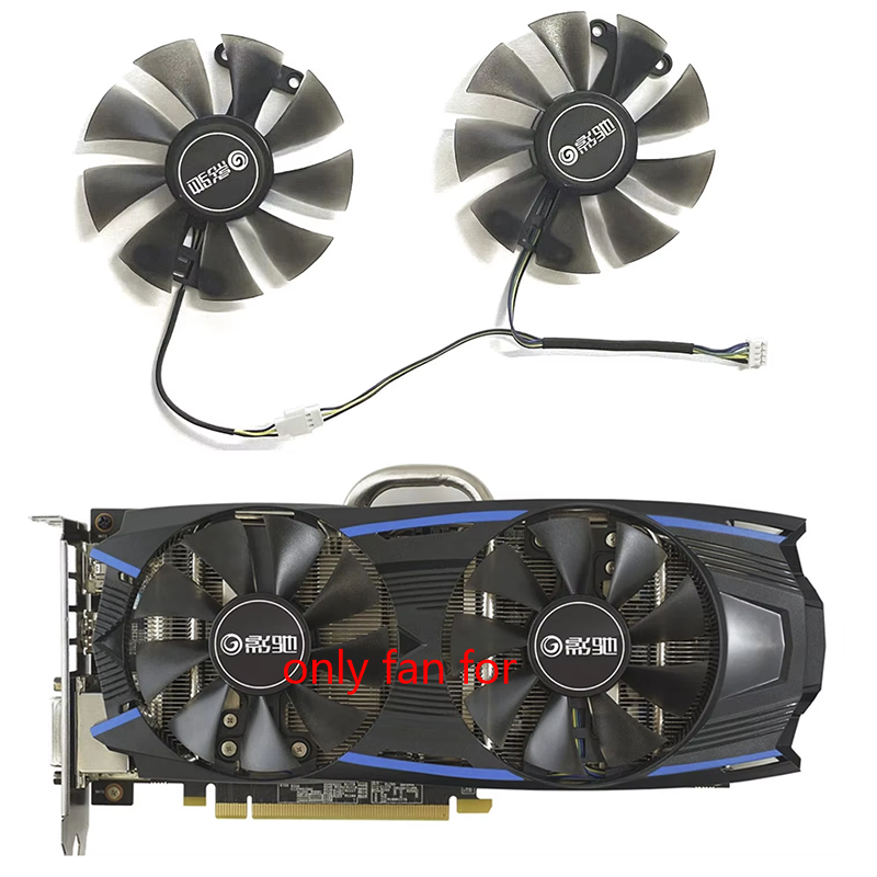 Mới GTX1060 Quạt GPU 4PIN 85MM Cho GALAXY GTX950 GTX960 KFA2 GALAXY GeForce GTX1060 EXOC 6GB Card Đồ