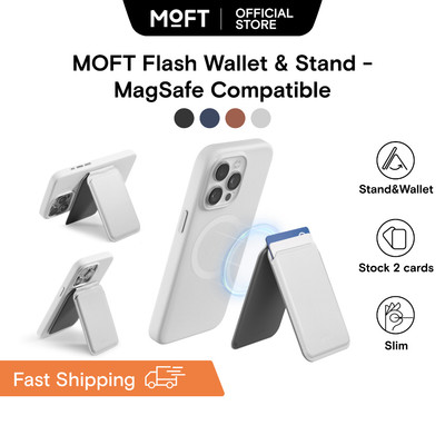 MOFT Flash Wallet Phone Stand Movas Ví và chân đế tương thích MagSafeTM Giá đỡ thẻ từ tính