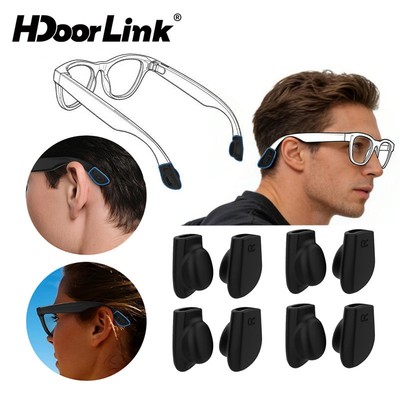 HdoorLink Silicone Móc Tai Chống Trơn Trượt Cho Kính Mắt Ray Ban và Các Loại khác, 10 Chiếc