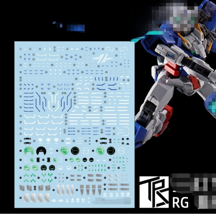 Đề can trượt nước Transamsphere TRS tương thích với RG EXIA R4 SỬA CHỮA 4 MÔ HÌNH TRSRG001R4