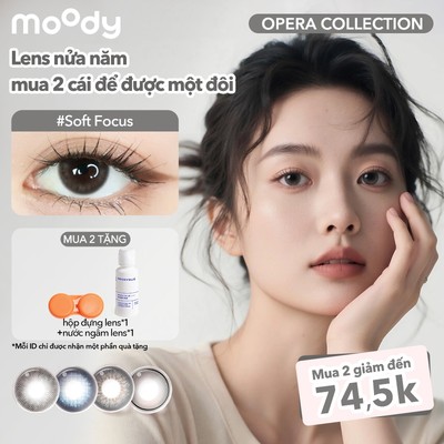 [SALE][lens moody tone Tây - 01 chiếc] Kính áp tròng 6 tháng moody Macaron Anh Đào, các mẫu tone Tây - cool girl, lên màu chuẩn, có độ cận 0-7, độ giãn tròng 14.0 – 14.5mm