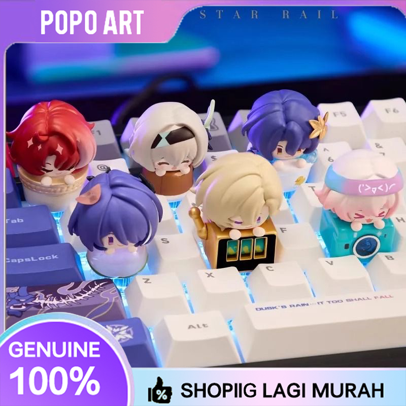Honkai Star Rail Fingertip Keycap Vol 2 Blind Box Aventurine Acheron Argenti Ngày 7 tháng 3 Tiến sĩ 