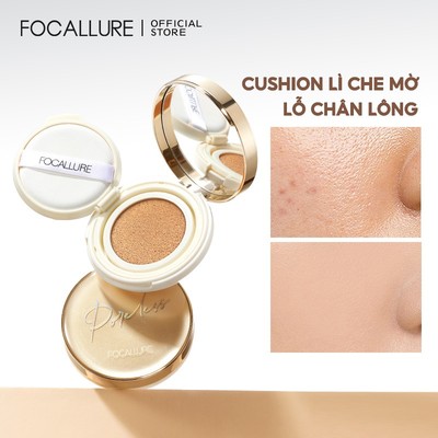 Phấn nước BB FOCALLURE Golden Age 12g chống nước kết cấu mỏng nhẹ che phủ hoàn hảo làm mờ lỗ chân lông