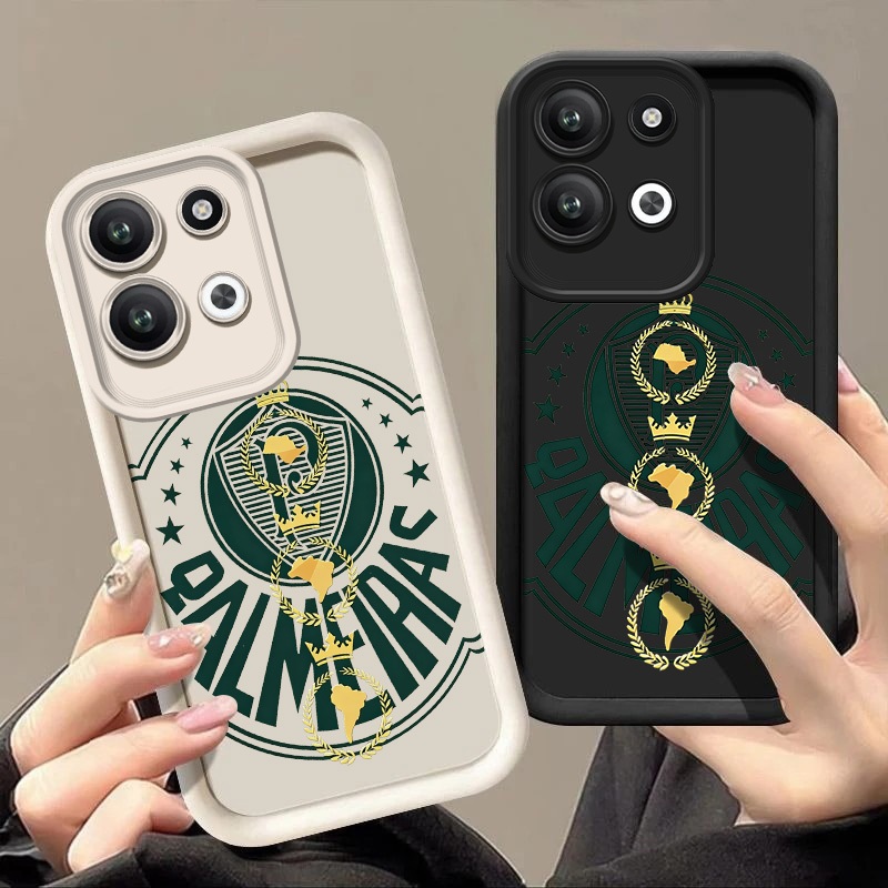 Redmi 17 5G REDMI17 Vỏ màu trơn Vỏ bọc Palmeiras Club Vỏ mềm chống rơi