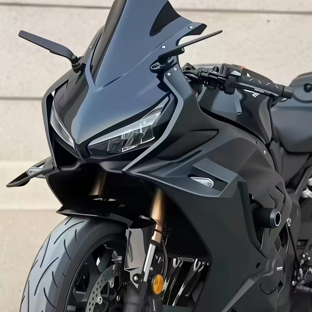 Xe Máy Cố Định Cánh Bên Cánh Gió Loại Mới Kính Chắn Gió Khí Động Học Cánh Dành Cho Xe Honda CBR650R 
