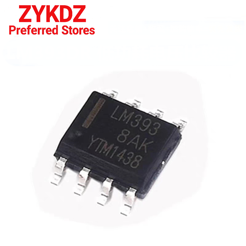 20 CÁI LM393 SOP8 LM393DR 393 SOP-8 Tiêu thụ điện năng thấp Bộ so sánh điện áp kép IC Chip