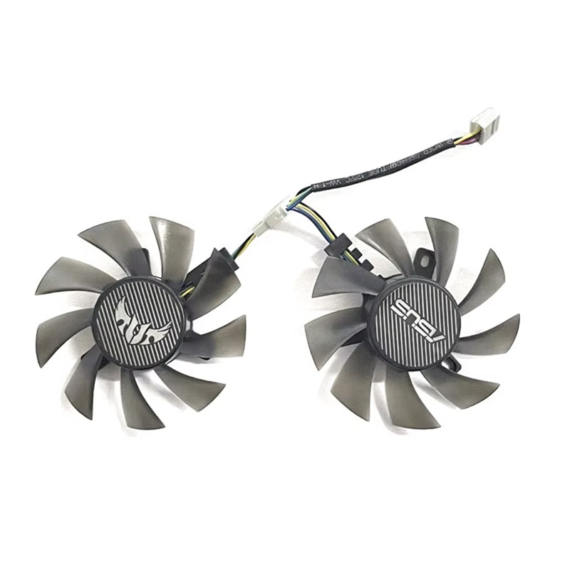 2 QUẠT / BỘ Quạt Card Video Cho ASUS TUF Gaming GTX 1650 1660 Super RTX 2060 Card Đồ Họa FD8015U12S 
