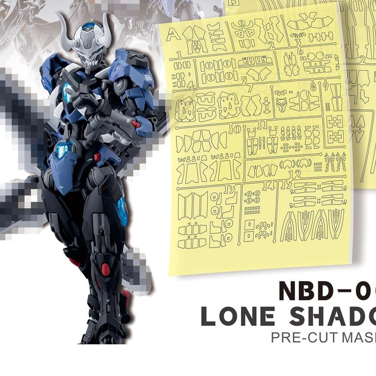 20260810 NEWC PRE CUT MASKING TAPE PARTS APPLICABLE TO HEMOXIAN LONE SHADOW Model không chứa