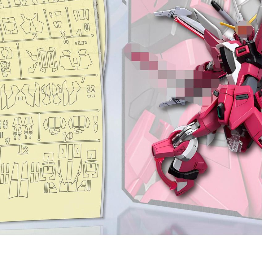 20260810 NEWC PRE CUT MASKING TAPE PARTS APPLICABLE TO HG 1 / 144 SEED Infinite JUSTICE type 2 Model