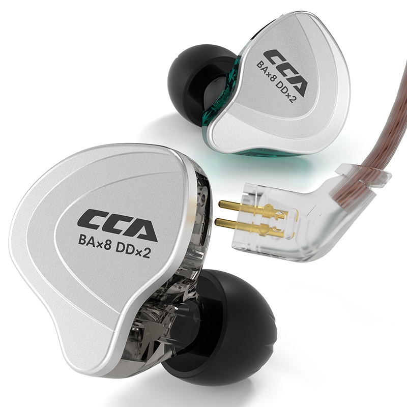 Tai nghe có dây sắt CCA C10 trong tai sắt di chuyển mười chiếc HIFI chất lượng cao theo dõi mức sốt 