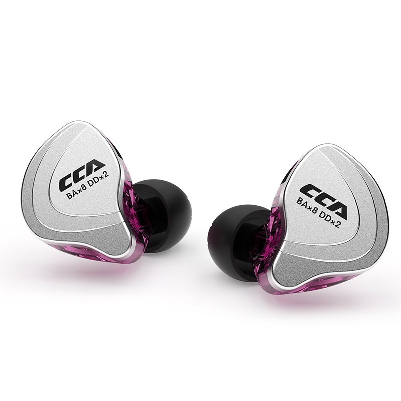 Tai nghe có dây sắt CCA C10 trong tai sắt di chuyển mười chiếc HIFI chất lượng cao theo dõi mức sốt 