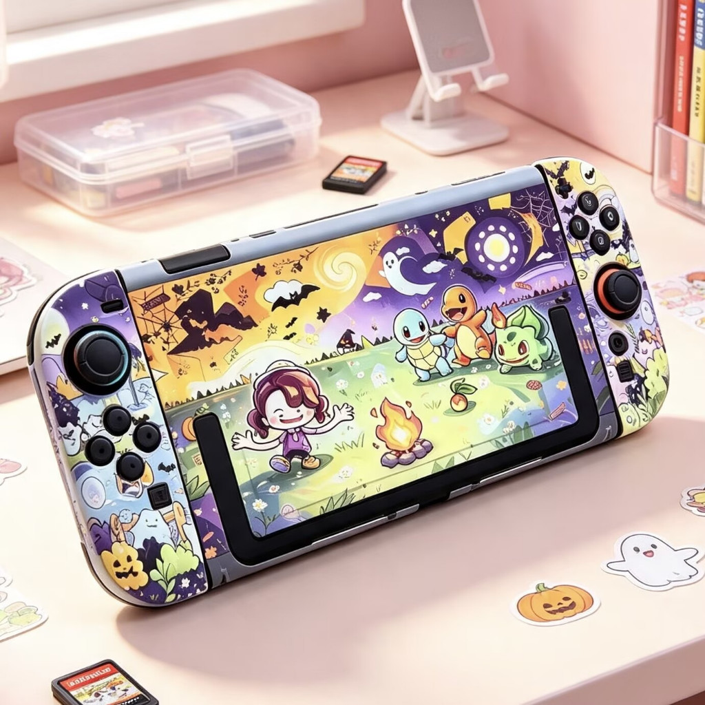 Ốp cứng bảo vệ Pokemon Ditto Pokopia cho Nintendo Switch 2 2025, Vỏ bảo vệ cho Nintendo Switch 2, Vỏ