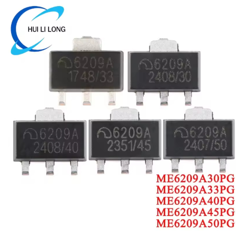 10 CÁI ME6209 6209A ME6209A 3V 3.3V 4V 4.5V 5V ME6209A33PG ME6209A50PG SOT-89 Công suất thấp Điều ch