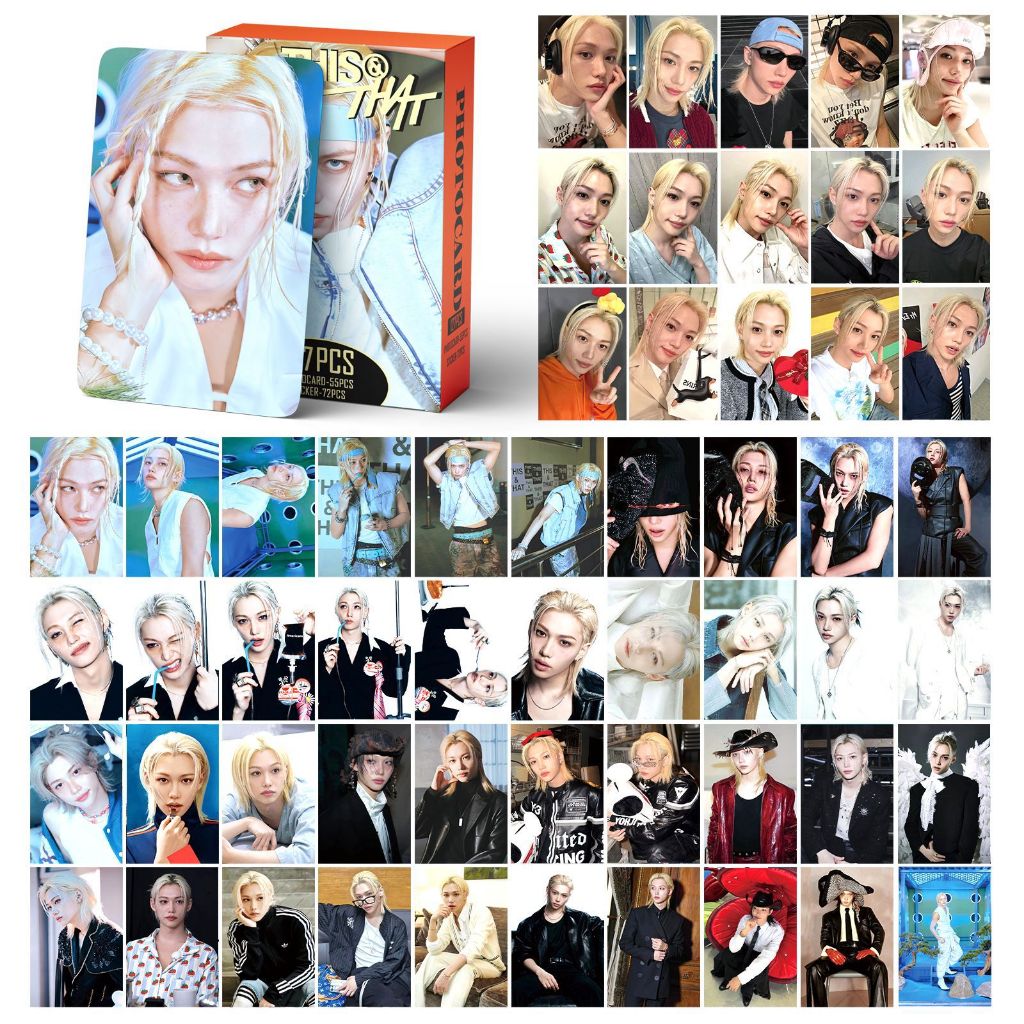KPOP 127 Cái / hộp Stray Kids Solo FELIX Photocards NÀY & RAT KPOP LOMO Card Collection Card