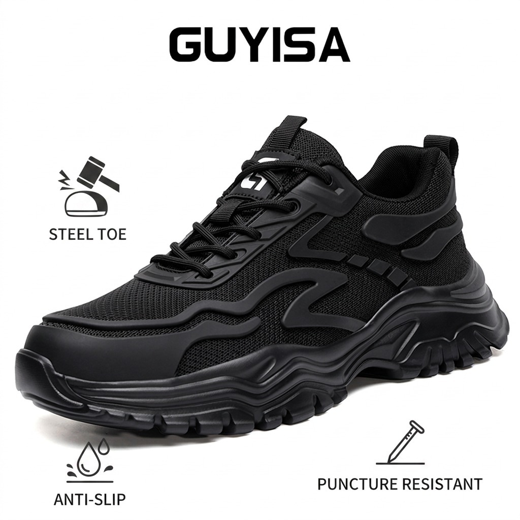 Giày bảo hộ GUYISA giày công sở chống trượt chống trầy xước 6099