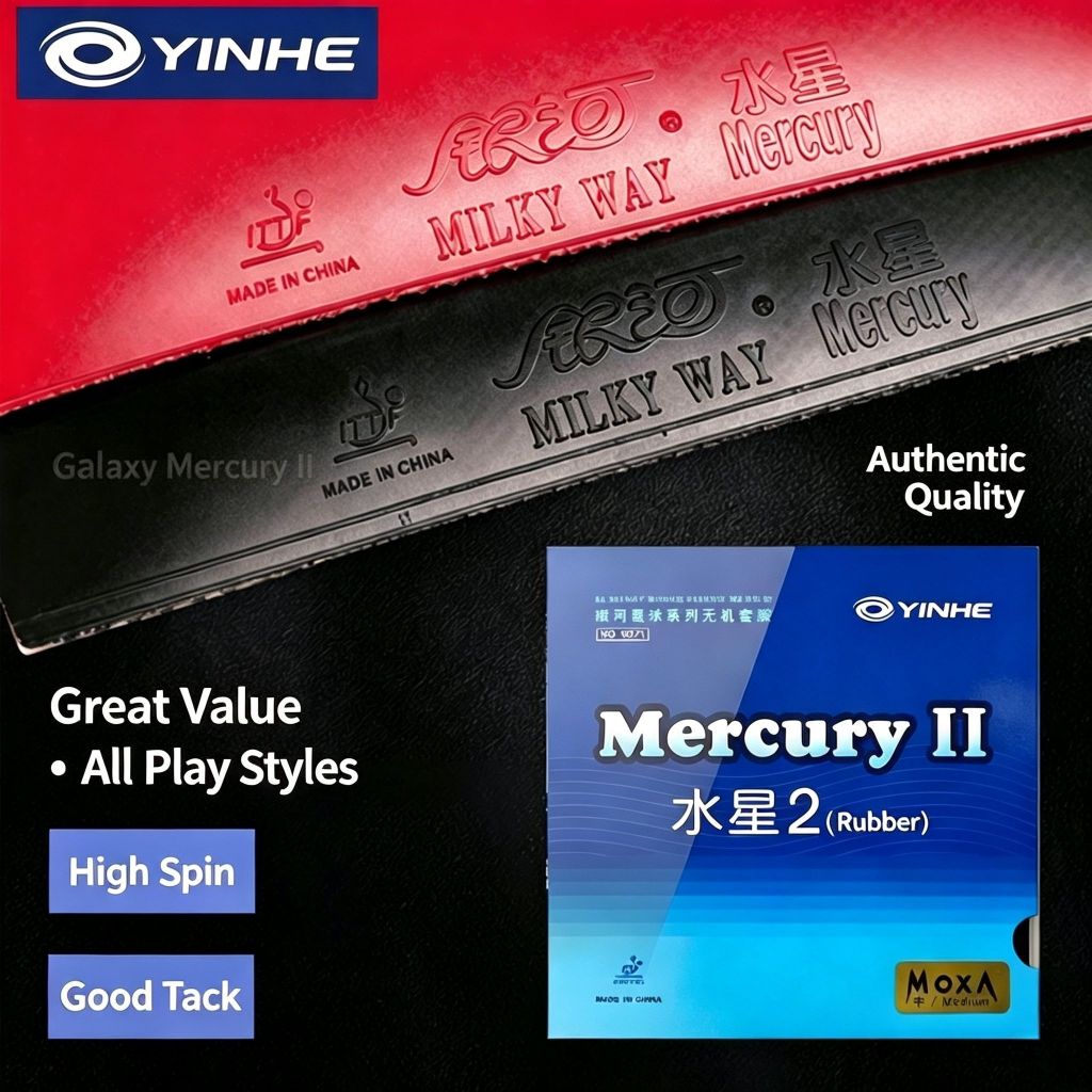 Miếng bọt biển bóng bàn YINHE MERCURY II chính hãng Mercury-2 để tấn công nhanh bằng vòng lặp