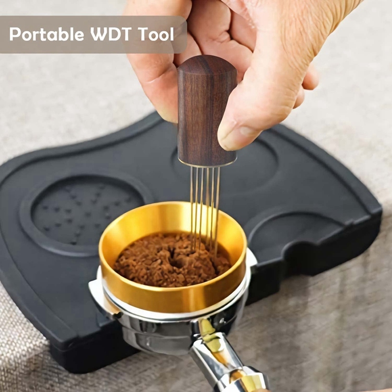 Dụng cụ phân phối cà phê Espresso Espresso Dụng cụ phân phối Espresso cầm tay, 6 kim