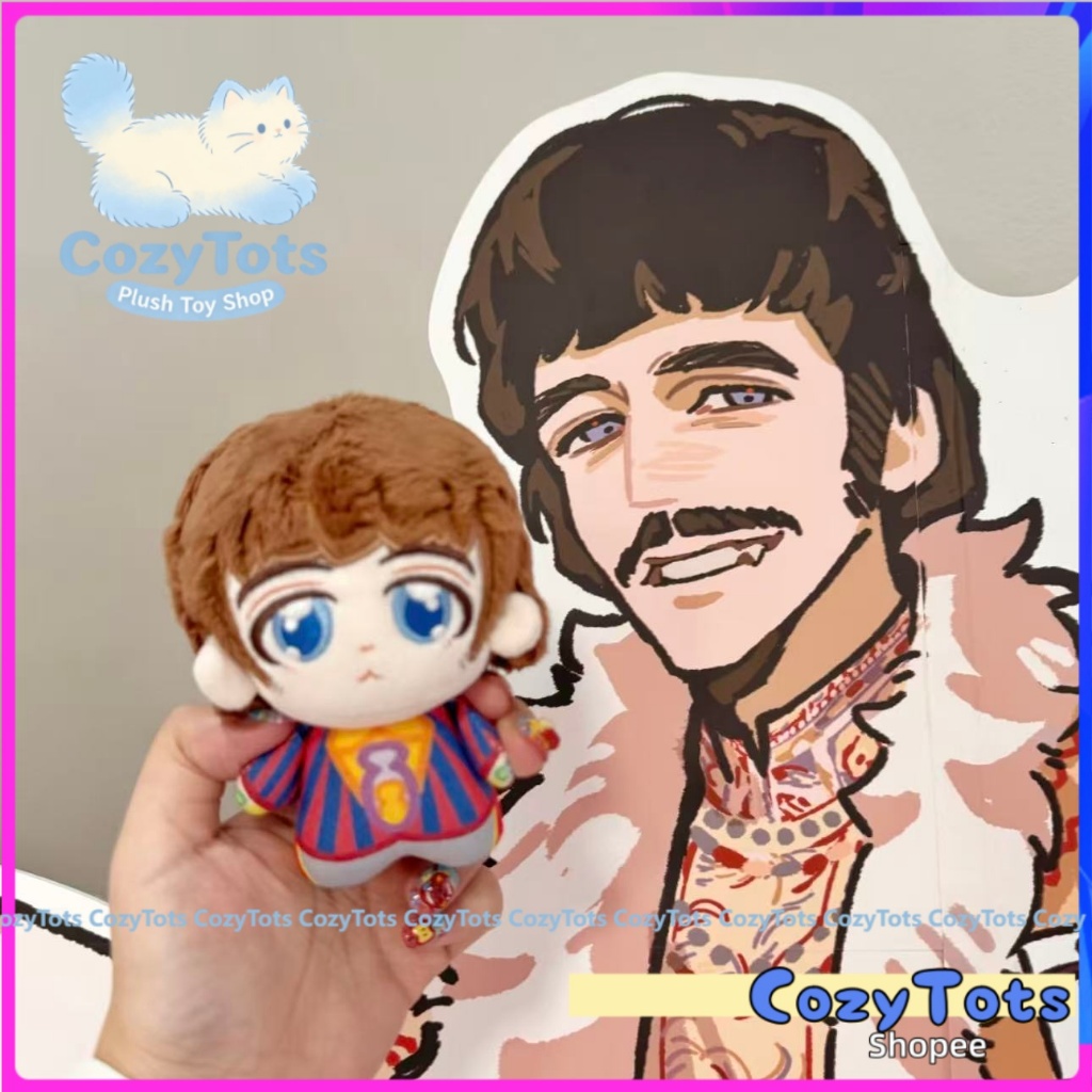 Pop Rock Ban Nhạc The Beatles Lennon George Harrison Sang Trọng Búp Bê Mềm Mặt Dây Chuyền Búp Bê Đồ 