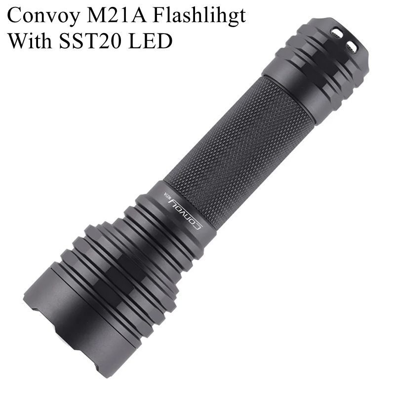 Đèn pin Convoy M21A chính hãng với đèn LED cắm trại SST20