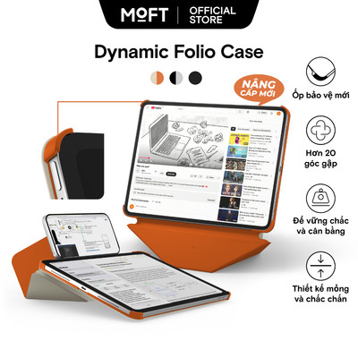 Ốp lưng Folio động MOFT cho iPad Tương thích với iPad Air 11 M3 / M4 (2026) & Pro 13 M4 / M5 & iPad mini 7 (2025) iPad Pro 11 M4 / M5