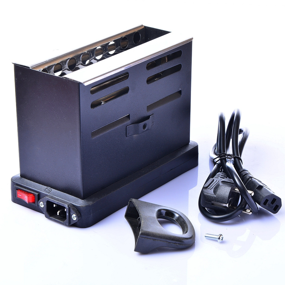 Máy sưởi than Shisha điện 220V 800W, Bếp đốt than Hookah di động màu đen để sử dụng tại nhà